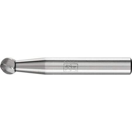 Pferd Carbide Bur - Ball Shape, ALU Cut - 1/4" x 3/16" x 1/4" Shank - SD-1 24545